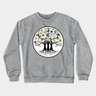 Three Sisters Tree Of Life Crewneck Sweatshirt